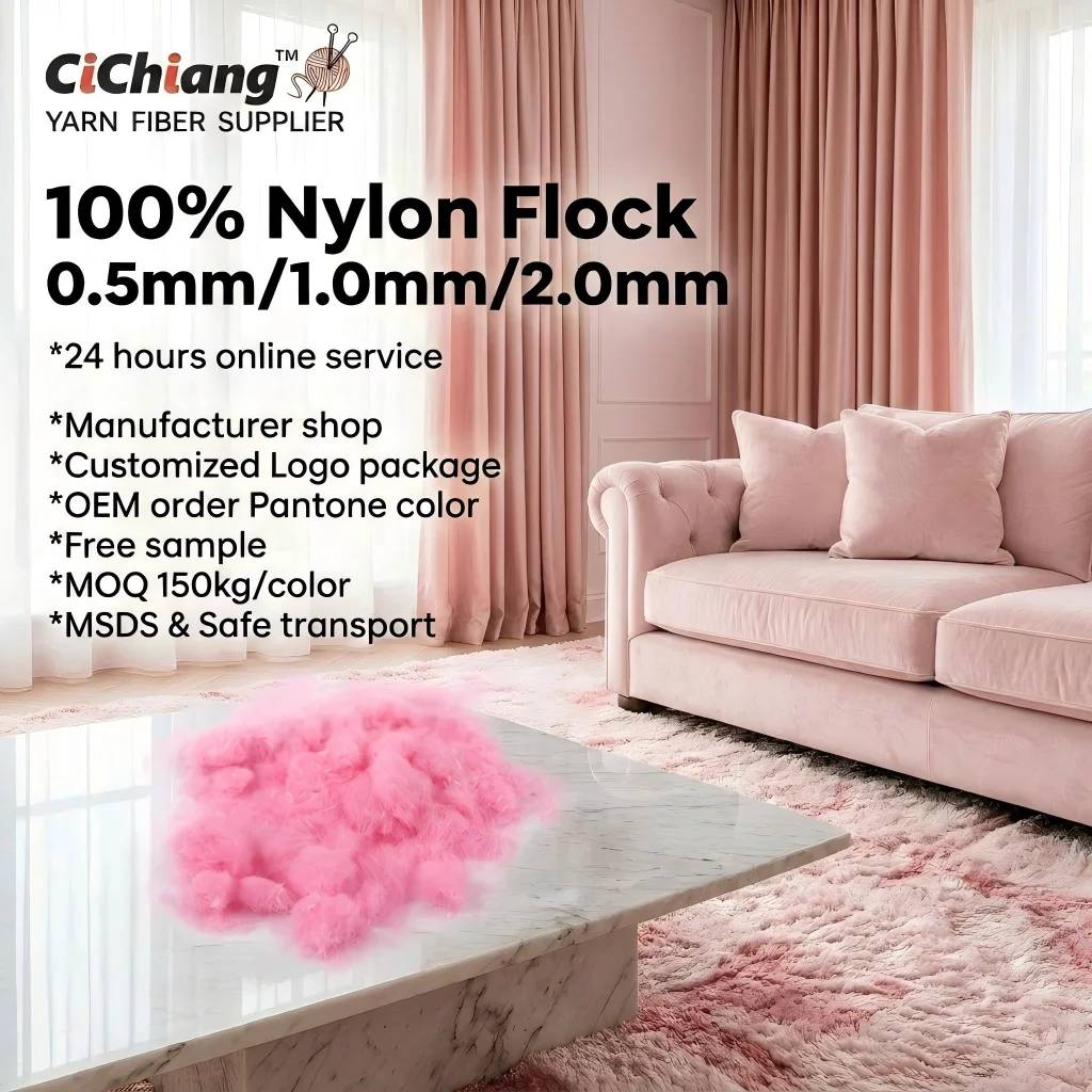 Flock Micro Fiber for Soft-Touch Surface Finishing